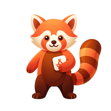 Quill, the QuillFlow mascot, holding the App Store icon